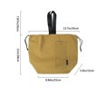 thumbnail image 2 of onlyliua Liquidación de Rebajas de Hoy Bolsa para Lonchera, Estilo Coreano, Grande, Color Sólido, Boca Ancha, Portátil, para Conservación Térmica, para Picnic, Bolsa Bento, 2 of 2