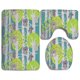 thumbnail image 1 of ABPHQTO Interesante koalas Juego de alfombras de baño de 3 piezas Alfombra de baño Alfombra de contorno y tapa de inodoro, 1 of 2