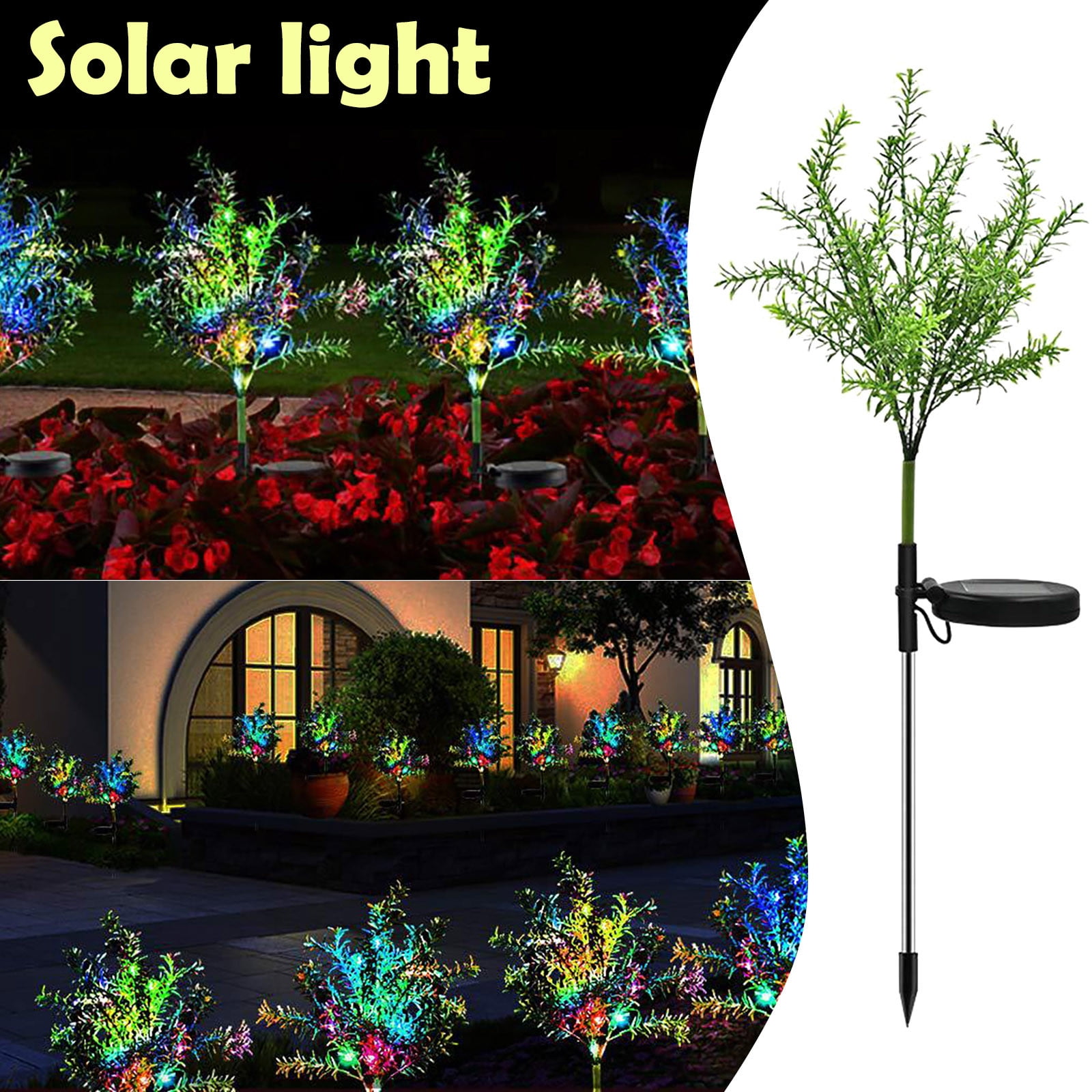 glitter solar lights