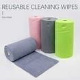 thumbnail image 2 of Reusable Cleaning Wipe Household Kitchen Cloth Microfiber Towel Rolls Dish Rags Wash Paper Towel Replacement 1 Roll of 20 Sheets, 2 of 10