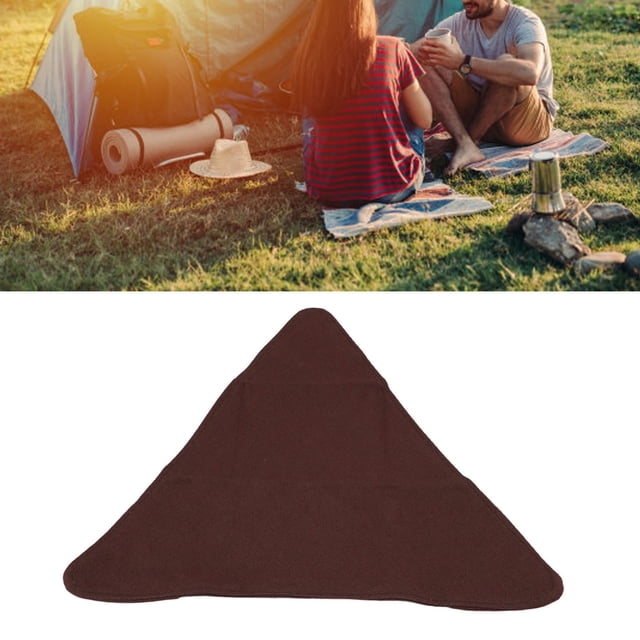 Taburete portátil plegable de tela triangular para acampar, taburete ergonómico estable para pesca al aire libre