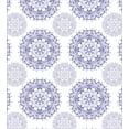 thumbnail image 3 of Oriental Duvet Cover Set, Mandala Inspired Motif with Flower and Heart Ornaments Monochrome Design, Decorative 2 Piece Bedding Set with 1 Pillow Shams, Twin Size, Dark Lavender White, by Ambesonne, 3 of 3