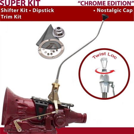 American Shifter 4L60 Shifter Kit 23 in. Swan Trim Kit Dipstick for D2674