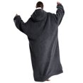 thumbnail image 4 of Wearable Blanket Hoodie for Women Men Adult Oversized Hooded Blanket Cozy Sweater Super Soft Comfortable Wearable Blanket with Sleeves Hoodie Sweatshirt with Pockets, 4 of 8