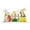 rabbit#2, variant on Easter Table Decorations Easter Bunny Wooden Signs for Home Decor Easter Party Decorations for Tiered Tray Tabletop Shelf Mantel Party Outdoor Indoor (E)