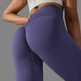 thumbnail image 6 of Women's High Waisted Leggings Crossover Waist Butt Lift Yoga Pants Athletic Tummy Control Workout Leggings Full Length Buttery Soft Yoga Pants,High Waisted Leggings Tummy Control, 6 of 7
