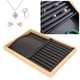 thumbnail image 4 of Bandeja De Joyería, Inserto De Cajón De Joyería A Prueba De Arañazos Forro De Piel Sintética De Doble Uso Para Collares Para Aretes ANGGREK Otros, 4 of 8