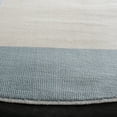 thumbnail image 3 of SAFAVIEH Orwell Calanthia Abstract Area Rug, Beige/Blue, 6'7" x 6'7" Round, 3 of 8