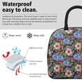 thumbnail image 3 of Womens Pioneer Flower Floral Print Pattern Lunch Box for Work,Insulated Lunch Bag for Women,Loncheras Para Mujer,Leakproof Adult Lunch Bag for Work,Beach,Travel,Picnic,Camping, 3 of 6