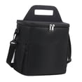 thumbnail image 3 of Bolsa de almuerzo aislante, enfriador de almuerzo, tela Oxford, bolsa térmica impermeable para Negro, 3 of 9