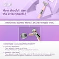 thumbnail image 5 of Spa Sciences ISLA Sonic Ice & Heat Contouring Roller, Stainless Steel for Face & Neck, Reduces Puffiness, Fine Lines, and Wrinkles, Suitable for All Skin Types, For Anti-Aging & Skin Rejuvenation, 5 of 12