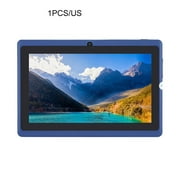 Version nouvellement mise à jour Tablette de taille portable Tablette 7 pouces pour Allwinner A33 Tablette PC 512 Mo + 4 Go Pour 4.4 Quad Core Q88 Kids PAD Bleu