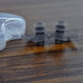 thumbnail image 3 of Advancent 1 par de tapones para los oídos de silicona suave para nadar, aislamiento acústico, protección para los oídos, tapones para los Deportes acuáticos negro 2.2 cm, 3 of 4