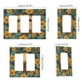 thumbnail image 2 of Yayeee Rocker Switch Wall Plate 1-Gang 4.6"x2.9" Home Decorative Outlet Cover, Flowers and Dog, 2 of 6