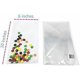 thumbnail image 2 of 100 Pcs 10 in x 6 in Clear Flat Cello Cellophane Treat Bags Good for Bakery, Cookies, Candies ,Dessert(by Brandon)1.4mil.Give Metallic Twist Ties!, 2 of 4