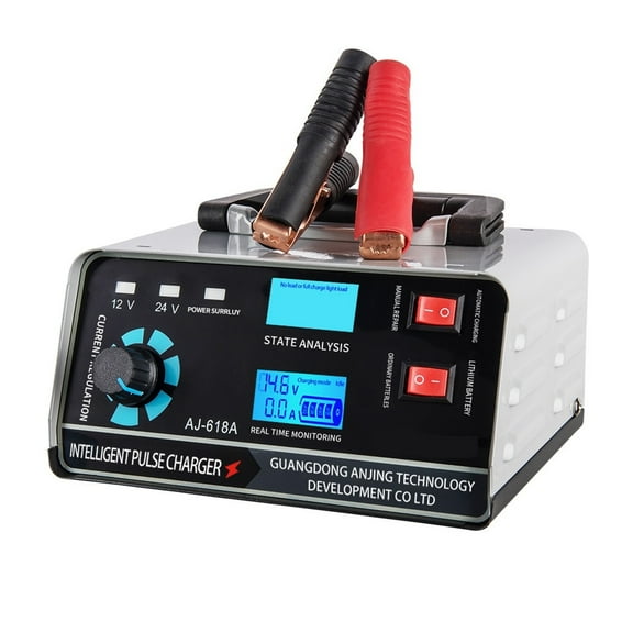 High Power 400W Car Battery Charger Fast Charging Smart Pulse Repair For 12V-24V Car Motorcycle SUV Truck Universal ,Instant Roadside Rescue