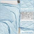 thumbnail image 3 of Teler Weighted Blanket for Kids，Weighted Lap Blanket（36 x 48，3lbs）, Sky Blue, 3 of 7