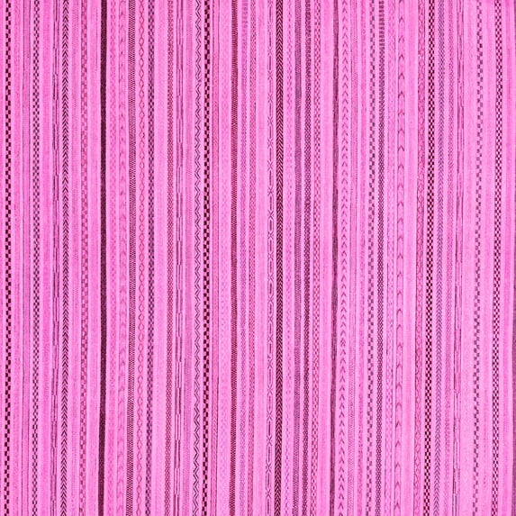 Ahgly Company Indoor Square Oriental Pink Modern Area Rugs, 4' Square