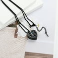 thumbnail image 6 of Heart Urn Necklace for Ashes Abalone shell Cremation Jewelry for Women Men Stainless Steel Memorial Pendant Loved Ones Funeral Keepsake Gifts, 6 of 7