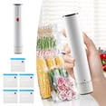 thumbnail image 2 of HBFAGFB Scelleuse sous Vide Portative pour la Conservation des Aliments avec 5 Sacs de Compression sous Vide, 2 of 6