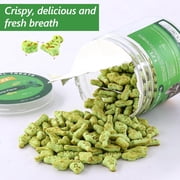 Cat Crunchy Fish Shaped Catnip Treats, Natural Kitty Cat Treats, Delicious Catnip Flavored Snacks, 3.5 oz. Tub