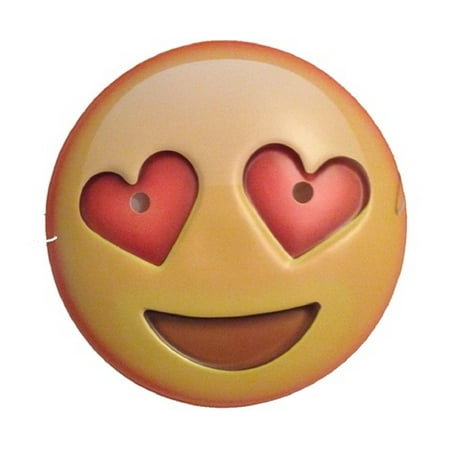 HEART EYES EMOJI MASK