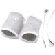 thumbnail image 1 of Accesorios de bucle conductor de hilo plateado de tela ajustable para masajeador de dedos TENS Stim TCFAFA, 1 of 5