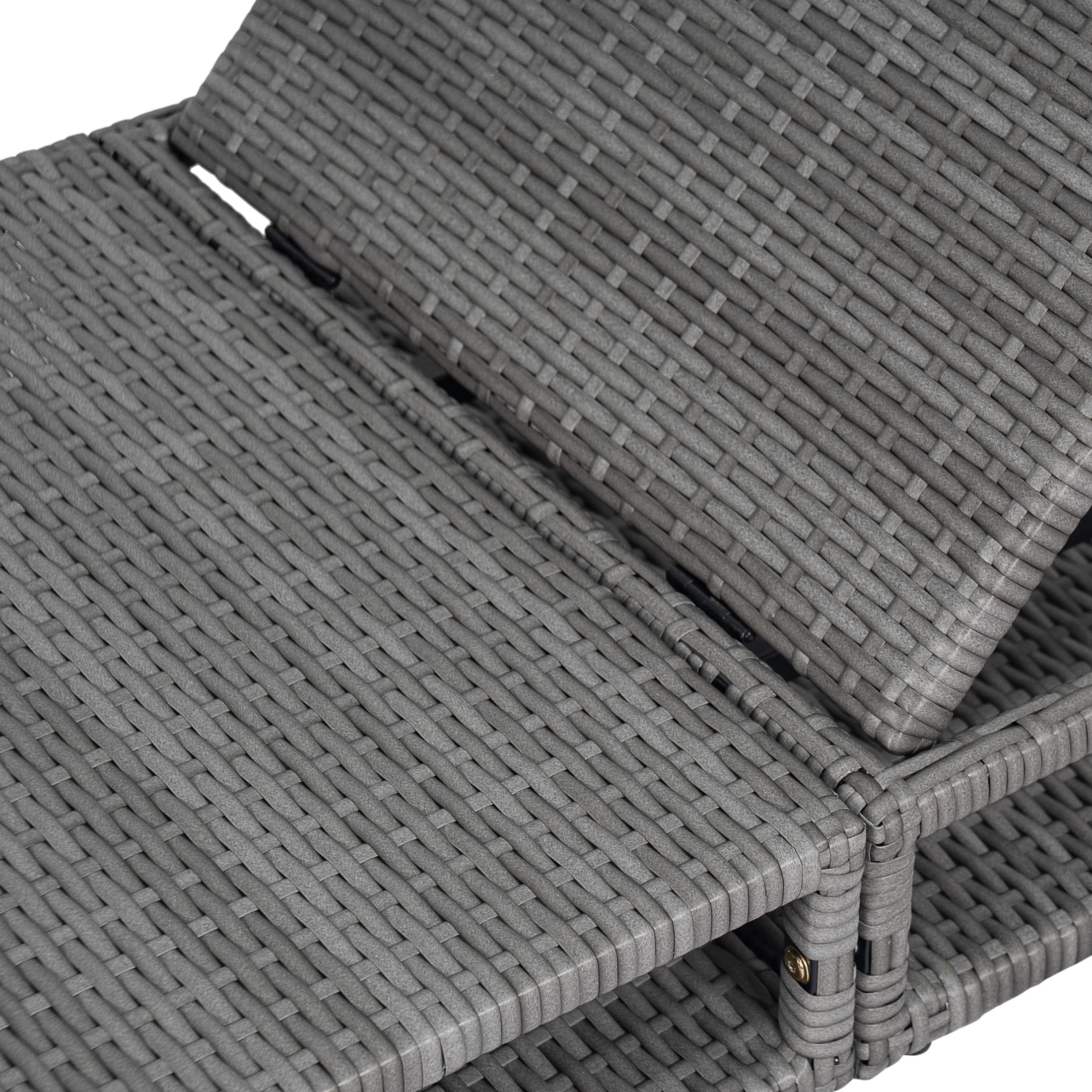 Christopher Knight Home Coastal Outdoor Chaise Lounges with Cushions, Solid Wood Frame, Grey, Set of 2