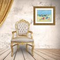 thumbnail image 3 of Manning, Ruane 18x15 Gold Ornate Wood Framed with Double Matting Museum Art Print Titled - The Shore I, 3 of 4