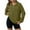 Green, variant on Lmnyox Sweatshirts for Women Long Sleeve Half Zip Collared Pullover Tops Solid Casual Athletic Shirts with Pocket