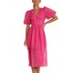 thumbnail image 1 of Lucakuins - Vestido largo de verano para mujer, vestido elegante de malla con textura a cuadros, manga corta, cuello en V, vestido midi Lucakuins  moda, 1 of 6