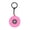 Pink, variant on Fitness Keychain Pendant Rubber Metal Workout Barbell Weight Lifting Pendant Gym Keyring Exercise Gift Reminder