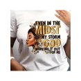 thumbnail image 1 of [Plus Size Letter Print Tee] Plus Size Letter Print T-Shirt - Casual Short Sleeve Top for Spring & Summer - Women's Clothing, 1 of 6