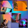 thumbnail image 6 of FAMKIT Sunset Lamp, RGB Color Changing LED Sunset Projector, 16 Colors Sunset Lamp Projection, 360° Rotation Floor Lamp Rainbow Projection Light for Gifts, Bedroom, Party, Christmas Decor, 6 of 9
