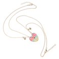 thumbnail image 5 of Colorful Heart Shaped Matching Necklaces for Couples Elegant Jewelry for Valentines, Anniversaries, and Special Occasions, 5 of 5
