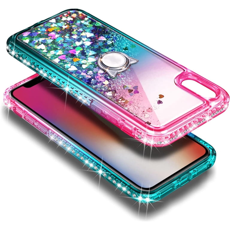 Nagebee iPhone XR Sparkle Glitter Case with Accessories photo 4