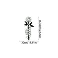 thumbnail image 2 of Sdcart Floral Skeleton Hand Iron Wall Art - Botanical Gothic Metal Sculpture Gallery Flat Symbolic Decor Boho Dark Academia Decor Vintage Macabre Chic Wall Accent With Steel Rose Details Matte Finish, 2 of 6