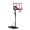 44 red line, variant on Basketball Hoop Goal 5.5-10FT Height Adjustable Outdoor Portable | 2 Wheels 44/48 Inch Shatterproof Backboard Enlarged Base for Kids Adults Youth Backyard