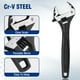 thumbnail image 4 of Juego de llaves ajustables WORKPRO de acero Cr-V de 6 cm y 25 cm, 4 of 9