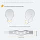thumbnail image 3 of Camilla de cuello Soporte para el cuello Brace Protección de 360 ​​​​grados Almohada cervical Brace para mujeres y hombres, 3 of 4
