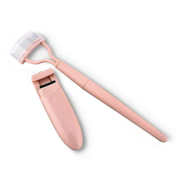 2 Pieces Eyelash Curlers Brush Tint Kit Tool Eye-lash travel beauty cosmetic Curl Foldable Heated Lashs Steal Curler in Suction Card Packing for Adults