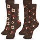 thumbnail image 1 of WAYAN 2 Pairs Mushroom Crew Sock Wool Mushroom Socks Classic Socks Women Novelty Socks Casual Women's, 1 of 1