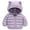 Purple(animals), variant on WIBACKER Baby Girls, Toddlers, and Boys' Lightweight Hooded Puffer Jacket Winter Coat Cartoons Outerwear