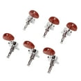 thumbnail image 3 of Guitars Tuner Head, Easy Tuning Firm Fixing 6Pcs Sealed Guitar String Tuning Peg 3 Left 3 Right  For Playing, 3 of 8