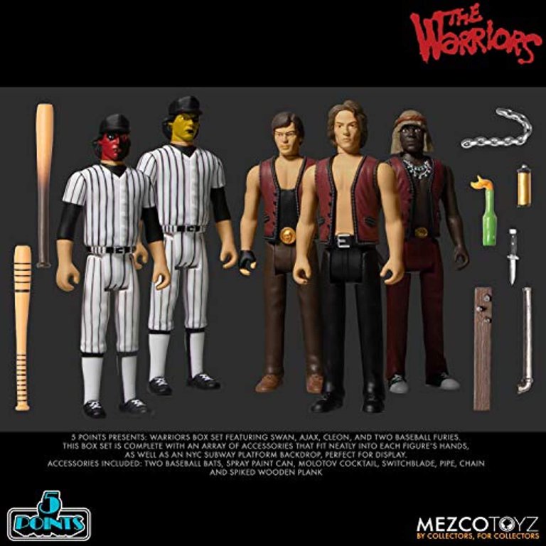 Mezco 5 Points: The Warrios - Warriors Box Set Action Figure