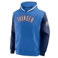 thumbnail image 4 of Men's Fanatics  Blue/Navy Oklahoma City Thunder Half Court Shot Clock Fastbreak Hoodie, 4 of 5
