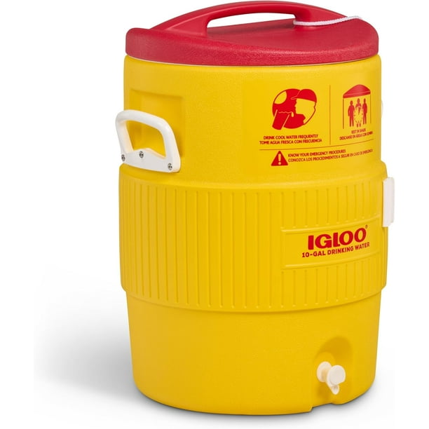 Igloo IG7004 termo 10 galones 37.85 litros serie 400 diseño resistente ideal para líquidos fríos