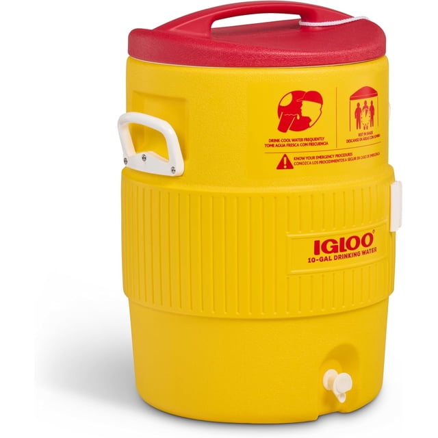 Igloo IG7004 termo 10 galones 37.85 litros serie 400 diseño resistente ideal para líquidos fríos