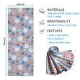 thumbnail image 2 of Blue Baseballs and USA Flags Pattern Hot Yoga Mat Towel Non Slip for Hot Yoga - Quick-Drying Yoga Mat Cover with 4 Corner Pockets with Travel Bag - Hot Yoga Towel Non Slip 70"x26", 2 of 6