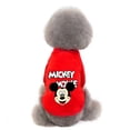 thumbnail image 4 of Disney Winter Pet Dog Clothes - Cute Mickey Hoodies for Warmth and Style ShopWise Round, 4 of 21